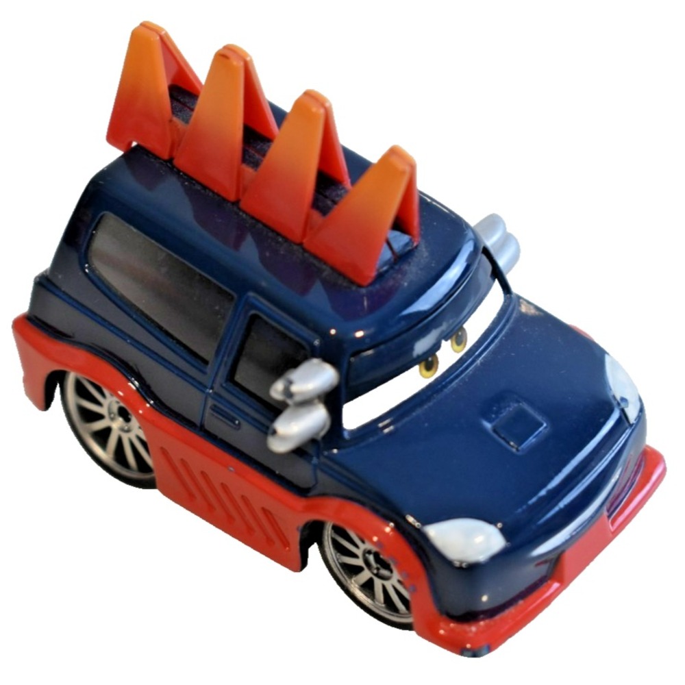 Disney Pixar Cars Toon 1:55 Diecast Car Yokoza Tokyo Mater Blue Red